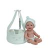 Imagen de Muñeca Elegance 26 Cm Lupi Mint C/Canastilla (Cuerpo Vinyl)