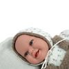 Imagen de Muñeca Elegance 35 Cm Babyto Marron C/Manta (Muñeco De Peso)