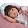 Imagen de Muñeca Reborn Arias 38cm Alba Rosa Con Manta Y Doudou (Cuerpo Vinyl, Sexo Niña)