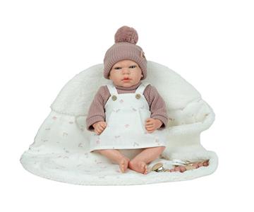 Imagen de Muñeca Reborn Arias 40 Cm Yara Rosa C/Manta