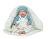 Imagen de Muñeca Reborn Arias 40 Cm Cairo Azul C/Manta