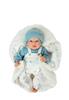 Imagen de Muñeca Reborn Arias 40 Cm Cairo Azul C/Manta