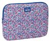 Imagen de FUNDA PARA PORTATIL 14'' "FLORES COIMBRA AZUL" 34X25X2 CM