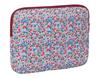 Imagen de FUNDA PARA PORTATIL 14'' "FLORES COIMBRA BURDEOS" 34X25X2 CM
