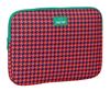 Imagen de FUNDA PARA PORTATIL 14'' "PATA DE GALLO CORAL" 34X25X2 CM
