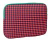 Imagen de FUNDA PARA PORTATIL 14'' "PATA DE GALLO CORAL" 34X25X2 CM