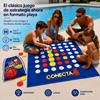 Imagen de Toalla Juego Conecta 4 en mochila y fichas impermeables, 100x100cm