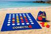 Imagen de Toalla Juego Conecta 4 en mochila y fichas impermeables, 100x100cm