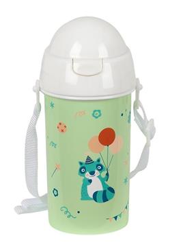 Imagen de Botella 500Ml Apertura Autom. Con Pajita Safta Preescolar "Fiesta" 7,3X19,5X7,3Cm