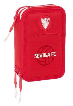 Imagen de PLUMIER TRIPLE 36 pcs SEVILLA FC 12,5X19,5X5,5 CM