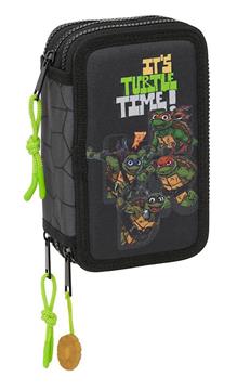 Imagen de PLUMIER TRIPLE 36 pcs TORTUGAS NINJA 12,5X19,5X5,5 CM