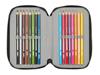 Imagen de PLUMIER TRIPLE 36 pcs TORTUGAS NINJA 12,5X19,5X5,5 CM