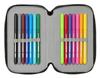 Imagen de PLUMIER TRIPLE 36 pcs TORTUGAS NINJA 12,5X19,5X5,5 CM