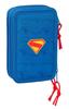 Imagen de Plumier Triple 37 Pcs Superman 12,5x19,5x5,5 Cm
