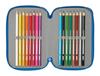 Imagen de Plumier Triple 37 Pcs Superman 12,5x19,5x5,5 Cm