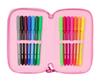 Imagen de Plumier Triple 37 Pcs Stitch "Chill" 12,5x19,5x5,5 Cm