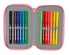 Imagen de Plumier Triple 37 Pcs Reciclado Moos "Passion" 12,5X19,5X5,5Cm