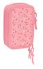Imagen de Plumier Triple 37 Pcs Reciclado Moos "Passion" 12,5X19,5X5,5Cm
