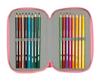 Imagen de Plumier Triple 37 Pcs Reciclado Moos "Passion" 12,5X19,5X5,5Cm
