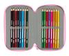 Imagen de Plumier Triple 37 Pcs Glowlab Kids "Swing" 12,5X19,5X5,5Cm