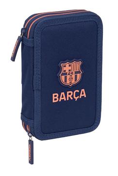 Imagen de Plumier Doble Pqño 29 Pcs F.C.Barcelona 2ª Equipacion 12,5X19,5X4Cm