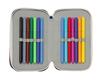 Imagen de Plumier Triple 37 Pcs F.C.Barcelona 2ª Equipacion 12,5X19,5X5,5Cm