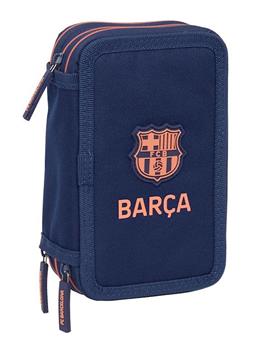 Imagen de Plumier Triple 37 Pcs F.C.Barcelona 2ª Equipacion 12,5X19,5X5,5Cm