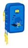 Imagen de Plumier Triple 37 Pcs Batman Preescolar 12,5x19,5x5,5 Cm