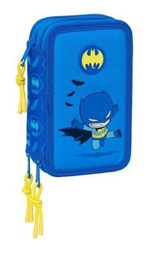 Imagen de Plumier Triple 37 Pcs Batman Preescolar 12,5x19,5x5,5 Cm