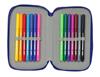Imagen de Plumier Triple 37 Pcs Atco. De Madrid 12,5x19,5x5,5 Cm