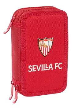 Imagen de Plumier Triple 37 Pcs Resistente Al Agua Sevilla Fc 12,5x19,5x5,5 Cm