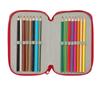 Imagen de Plumier Triple 37 Pcs Resistente Al Agua Sevilla Fc 12,5x19,5x5,5 Cm