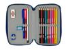 Imagen de Plumier Doble Pqño 29 Pcs Munich "North" 12,5X19,5X4Cm