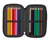 Imagen de Plumier Triple 37 Pcs Kappa "Dark" 12,5X19,5X5,5Cm