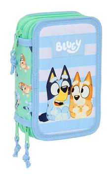 Imagen de Plumier Triple 37 Pcs Bluey "Sisters" 12,5x19,5x5,5 Cm