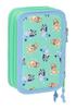 Imagen de Plumier Triple 37 Pcs Bluey "Sisters" 12,5x19,5x5,5 Cm