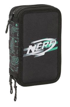 Imagen de Plumier Triple 37 Pcs Nerf "Game" 12,5X19,5X5,5Cm