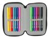 Imagen de Plumier Triple 37 Pcs Safta "Urban Style" 12,5X19,5X5,5Cm