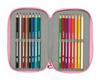 Imagen de Plumier Triple 37 Pcs Blackfit8 "Smile" 12,5x19,5x5,5 Cm