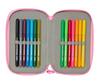 Imagen de Plumier Triple 37 Pcs Blackfit8 "Smile" 12,5x19,5x5,5 Cm