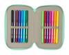 Imagen de Plumier Triple 37 Pcs Safta "Cuore" 12,5x19,5x5,5 Cm