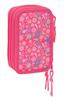 Imagen de Plumier Triple 37 Pcs Safta "Feeling" 12,5X19,5X5,5Cm
