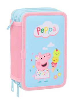 Imagen de Plumier Triple 37 Pcs Peppa Pig 12,5X19,5X5,5Cm