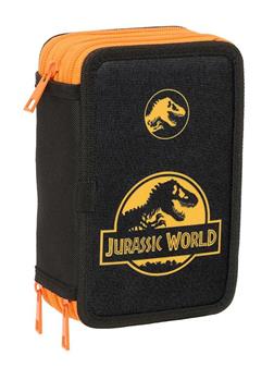 Imagen de Plumier Triple 37 Pcs Jurassic World 12,5X19,5X5,5Cm