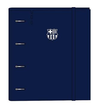 Imagen de CARPEBLOCK PP FOAM 4 ANILLAS 35MM CON RECAMBIO F.C.BARCELONA 27X32X4 CM