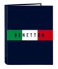 Imagen de Carpeta Folio 4 Ani.Mixtas Benetton "Flag" 26,5X33X4Cm
