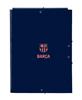 Imagen de Carpeta Folio 3 Solapas F.C.Barcelona 2ª Equipacion 26X33,5X2,5Cm