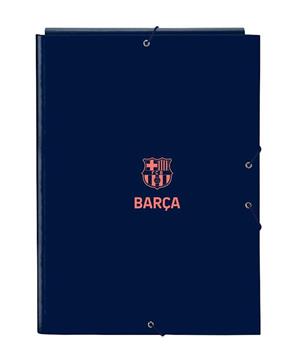 Imagen de Carpeta Folio 3 Solapas F.C.Barcelona 2ª Equipacion 26X33,5X2,5Cm
