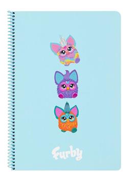 Imagen de Libreta Folio 80 H. Tapas Duras Furby 21,5x31x1 Cm