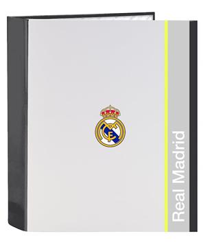 Imagen de Carpeta F. 4 Anillas 35Mm Lomo Ancho Real Madrid Equip. 25/26 27x33x6 Cm